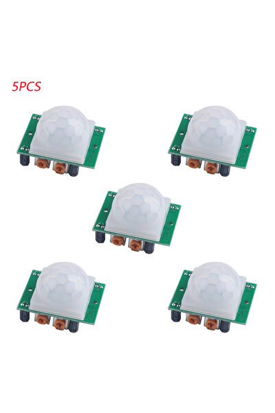 Choice4 5PCS HC-SR501 PIR Motion Sensor Module Adjustable IR Pyroelectric Inf...