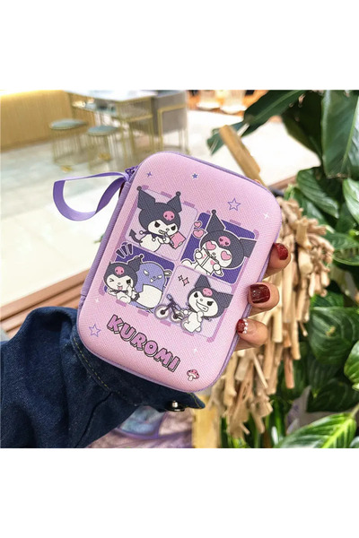 Choice حقيبة تخزين كورومي سانريو هيلو كيتي، صندوق تخزين كورومي، بوتشاكو، كابل...