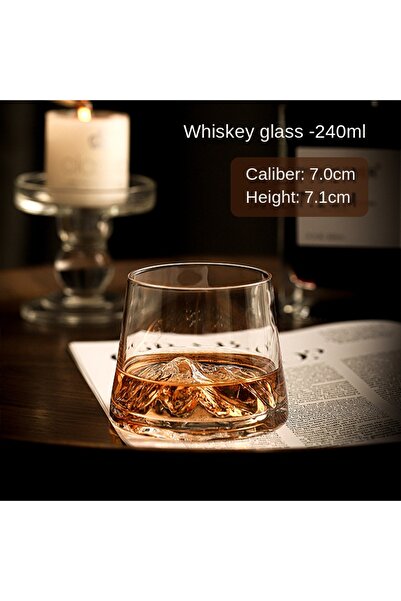 Choice 201-300ml 240ml Whiskey Glass Premium Tea Cup Iceberg Bottom Glass Cup...