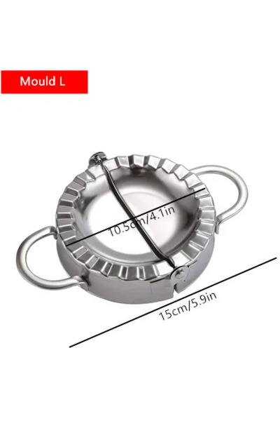 Choice Dumpling Mould L Ravioli Maker Stainless Steel Dumpling Mold Dumpling ...