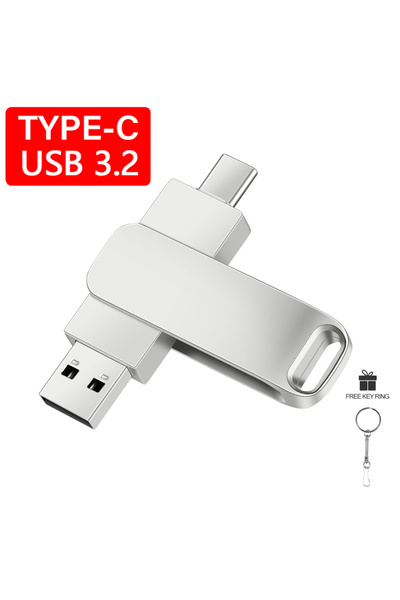 Choice12 64 GB A High speed TYPE C USB 3.2 Pen drive 256GB OTG 2 IN 1 Metal U...