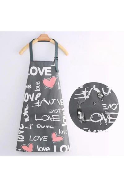 Choice grayLove Adjustable Waterproof Kitchen Aprons for Fashion Lovely Cooki...