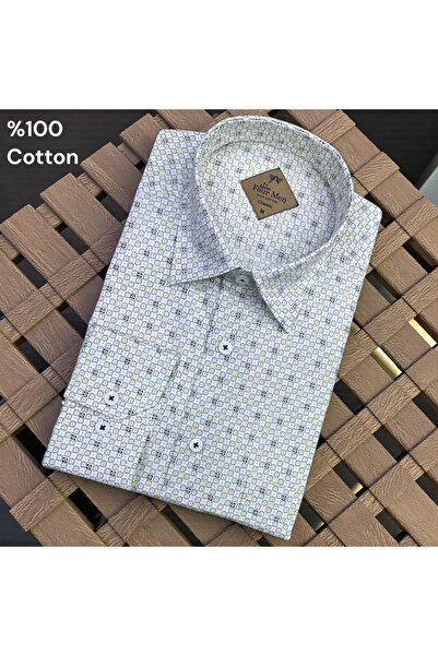 OwenLife Owen Life Cotton Fabric Classic Cut Buttoned Shirt