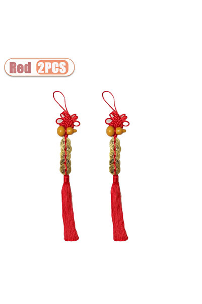 Choice Red-2PCS 1-30PCS High Quality Wooden Gourd Pure Copper Five Emperor Mo...