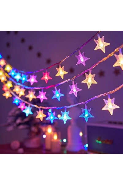 Choice سلسلة أضواء LED متعددة الألوان بطول 6 أمتار و40 مصباح LED تعمل بالبطار...