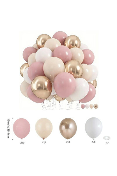 Choice مجموعة بالونات أخرى بتصميمات مختلفة (32/52/62 قطعة) بألوان الماكرون ال...