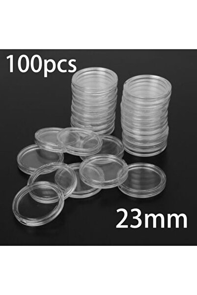 Choice A 23mm Coin Capsule Box Case Use and carry Containers High transparenc...