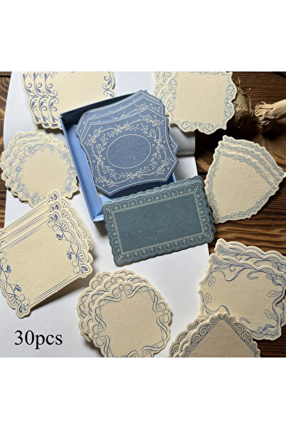 Choice مجموعة من 30 قطعة من أوراق الملاحظات اللاصقة الزرقاء ذات الطابع الكلاس...