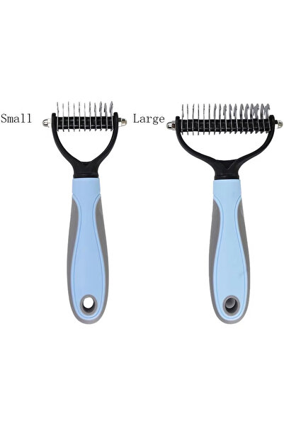 Choice3 فرشاة إزالة الشعر الاحترافية للحيوانات الأليفة من إس بلو، ذات وجهين، ...