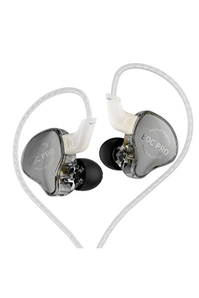 Choice Silver-plated NO Mic KZ EDC PRO Wired Earphone Large Dynamic Drivers E...