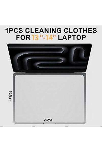 Choice 13-14inch Microfiber Liner Clean Cloth with Screen Keyboard Imprint Pr...