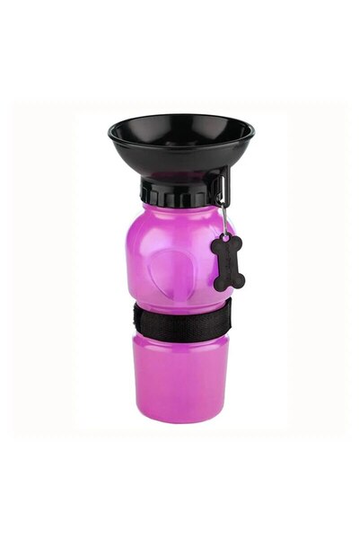 Choice Pink Dog Water Bottle Out Walking Dog Portable Water Bottle Dog Drinki...
