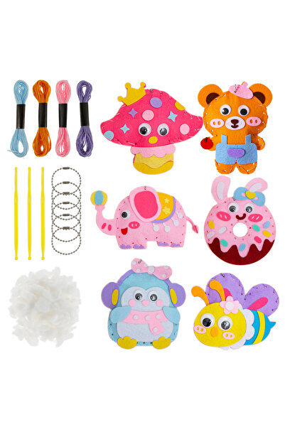 Choice1 مجموعة خياطة من النوع C للأطفال، مجموعة خياطة حيوانات لطيفة، ألعاب خي...