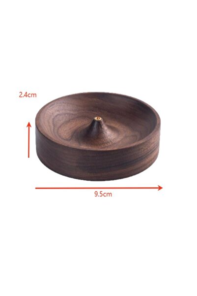 Choice 1pcs 1pcs North American Black Walnut Solid Wood Incense Stick Tea Cer...