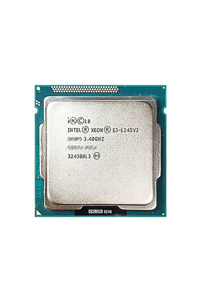 Intel Xeon E3 1245 V2 E3-1245V2 Used 3.4 GHz 8M 77W CPU Processor A 1155