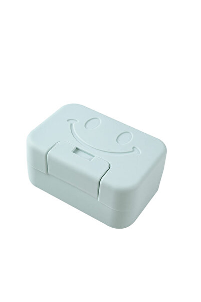 Choice Blue 1pc Soap Dish Non-punch Household Cute Soap Dish with Lid, Expres...