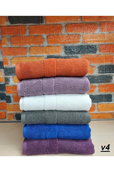 Özdilek Svv Border -6 LI- Kalın & Yumuşak El Yüz Havlusu (40x76) - v4