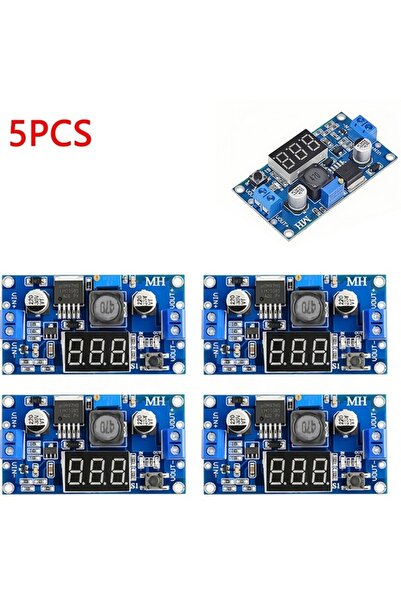 Choice1 5 قطع، 1-10 قطع، منظم جهد LM2596 DC DC خافض للجهد، شاشة LED، مقياس ال...