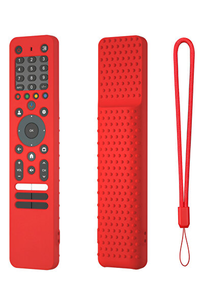 Choice Red Silicone Remote Control Protective Case for Smart TVs from PHILIPS...