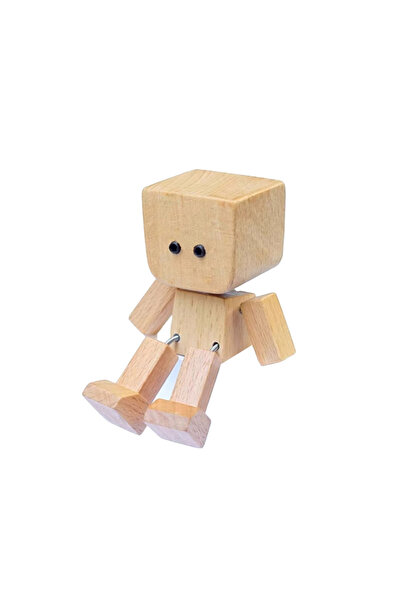 Choice مجرد مجسمات خشبية، تمثال رجل خشبي يهتز، ديكور مكتبي، لوحة تحكم، مضحك