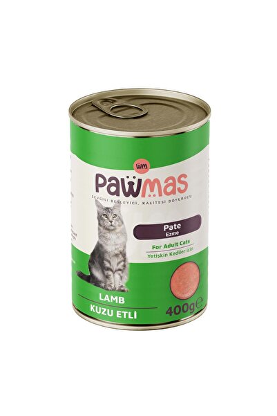 Pawmas Pate Kuzu Etli Yetişkin Kedi Konservesi 400 gr