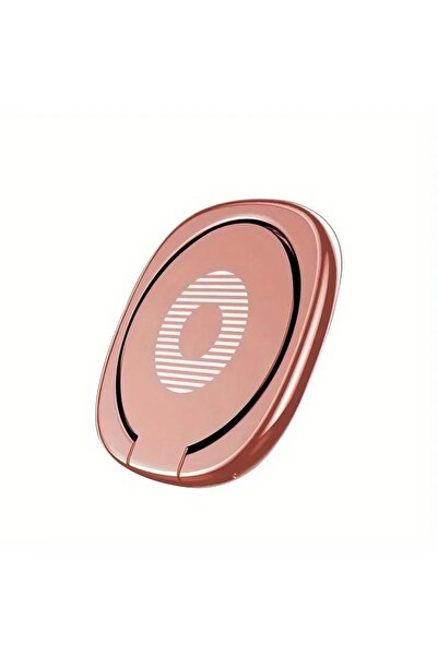 Choice 1PC-Rose gold 1/4PC Metal Finger Ring Phone Holder 360° Rotatable Stan...