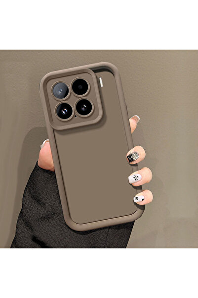 Choice جراب شاومي 15 تي واي جي تي بني اللون لهاتف شاومي 15 تي برو، جراب هاتف ...