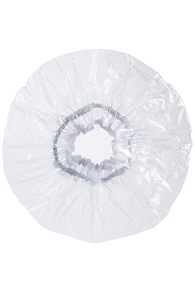 Choice 38cm 30/38cm Oversized Transparent Pvc Shower Cap Reusable Thickened W...