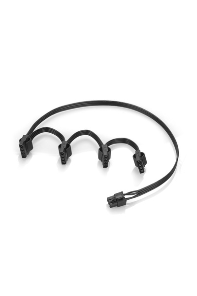 Choice كابل مقسم طاقة من نوع Molex Rgeek PCI-E ذو 6 دبابيس ذكر إلى 4 دبابيس S...