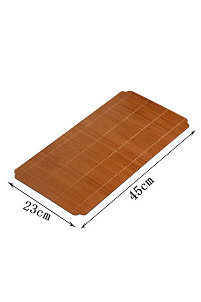 Choice 1 Lacquer Bamboo Weaving Auspicious Cloud Tea Mat Hand-woven Table Fla...