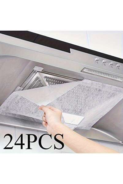 Choice 24pcs Disposable Kitchen Range Hood Oil Absorption Filters, Absorbent ...