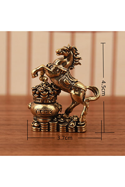 Choice ج- حصان نحاسي كامل، زينة منزلية لجذب الثروة وحمايتها، ثروة فورية وحظ س...