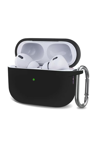 Choice غطاء سيليكون أسود لسماعات AirPods Pro 2 من الجيل الثاني