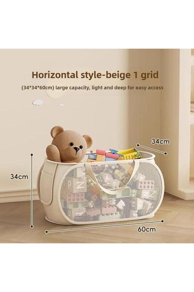 Choice سلة تخزين ألعاب الأطفال، سلة غسيل كبيرة السعة، متعددة الوظائف لدمى الأ...