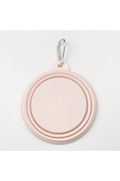 Choice وعاء قابل للطي على شكل ماكارون وردي، مناسب للكلاب، وعاء قابل للطي محمو...