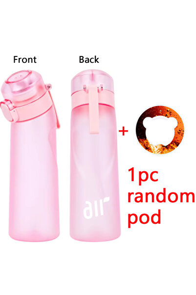 Choice A-Pink 1pc Air Water Bottle With 1pc Random Flavor Pod Sports Fashion ...
