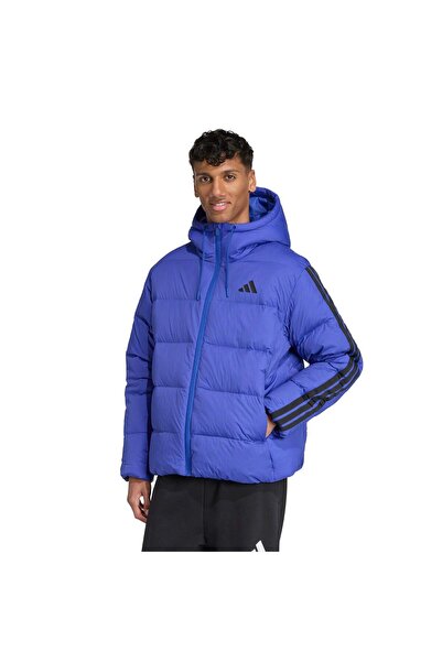 adidas Ess 3S P D Hd J Men's Blue Jacket Jw9099