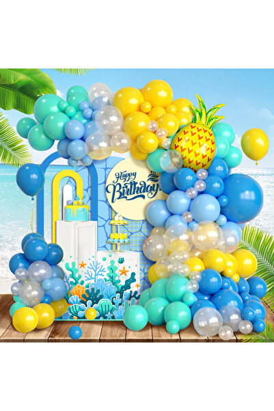 Choice Other As Picture 124 Pieces Seaside Pineapple Theme Balloon Arch Kit, ...