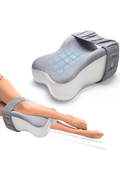 Choice وسادة جانبية رمادية فاتحة اللون، مصنوعة من إسفنج ميموري فوم بطيء الارت...