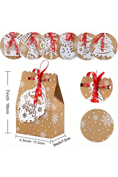 Choice أخرى أخرى 002-24 قطعة، 24 قطعة من أكياس هدايا عيد الميلاد المصنوعة من ...