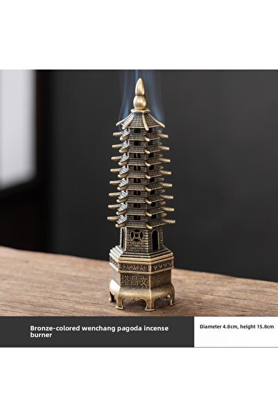 Choice large size Chinese Pagoda Vertical Incense Burner Home Decor Sandalwoo...