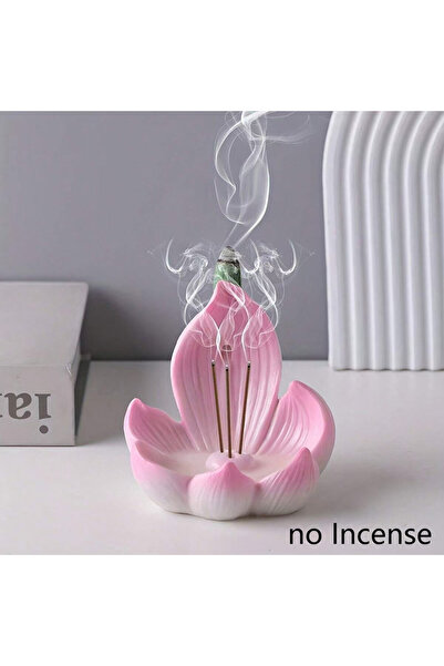 Choice Pink Incense Burner Stick Holder Buddhism Lotus Line Incense Plate San...