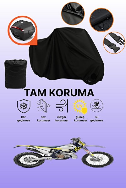 dokaca غطاء دراجة نارية متوافق مع Husqvarna TE 300 متوافق مع الحقيبة الخلفية ...