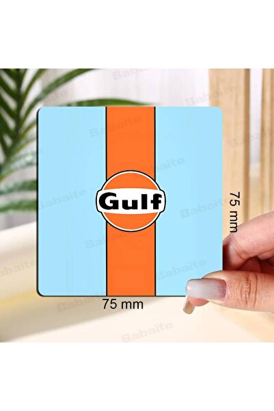 Choice z1 G-Gulf Racing Car Pattern Refrigerator Magnets Personalized Photo R...