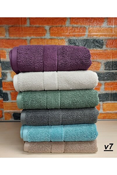 Özdilek Svv Border -6 LI- Kalın & Yumuşak El Yüz Havlusu (40x76) - v7