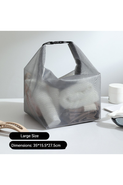 Choice L-GREY Large Capacity Waterproof Storage Bag Buggy Bag Travel Makeup P...