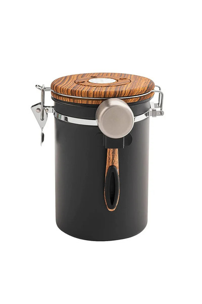 Choice 1800ml A 1.8L Coffee Canister Stainless Steel Coffee Bean Vacuum Seale...
