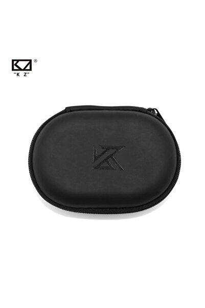 Choice KZ Oval Earphone Bag KZ High Quality PU Leather Fabric Earphone Bag Ov...