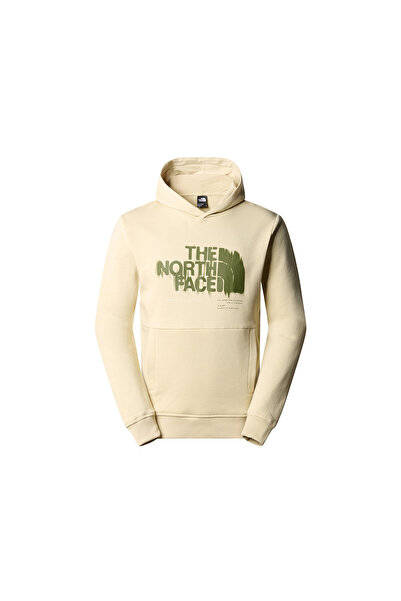 THE NORTH FACE M Graphic Hoodie 3 Men's Casual Sweatshirt NF0A87ET3X41 Cream