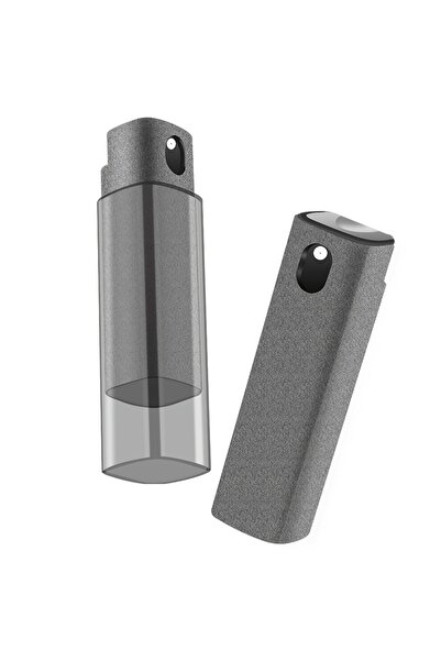 Choice مجموعة بخاخ منظف شاشات من الألياف الدقيقة 2 في 1، أسود اللون، لتنظيف ش...